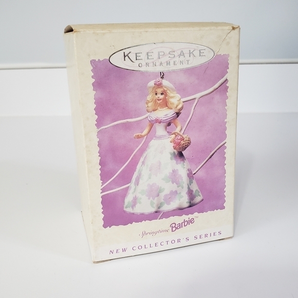 NEW Vintage Hallmark Keepsake Ornament - Springtime Barbie Doll Easter 1995 - Picture 1 of 4
